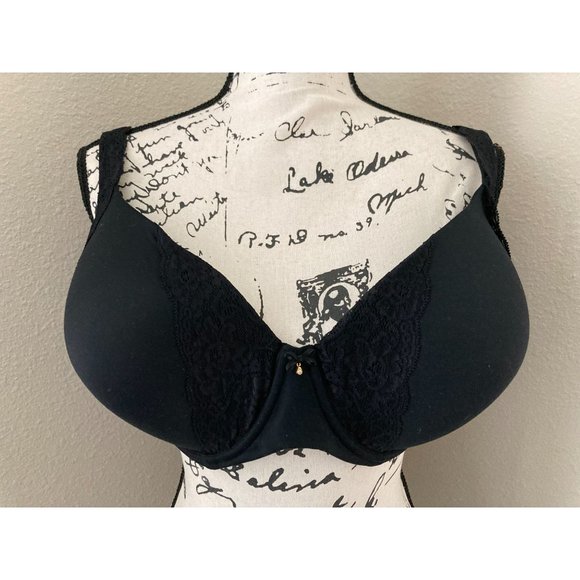 Soma Embraceable Full Coverage Lace Trim Underwire Bra - Size 40DDD - Picture 1 of 4